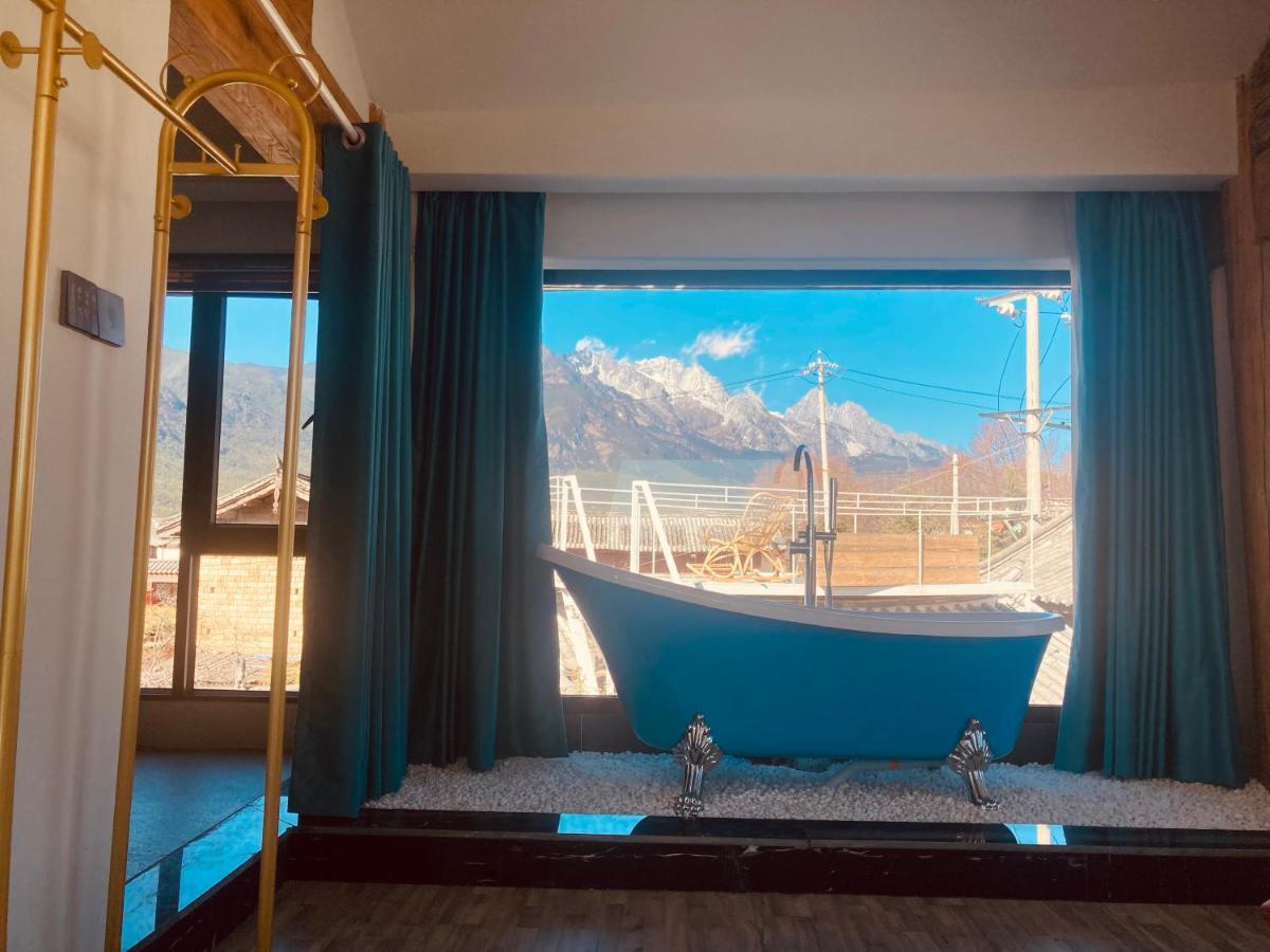玉龙白沙普宿客栈 Lijiang  Eksteriør billede