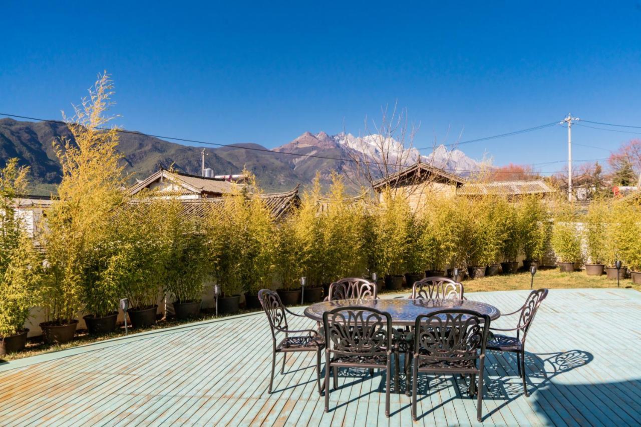 玉龙白沙普宿客栈 Lijiang  Eksteriør billede