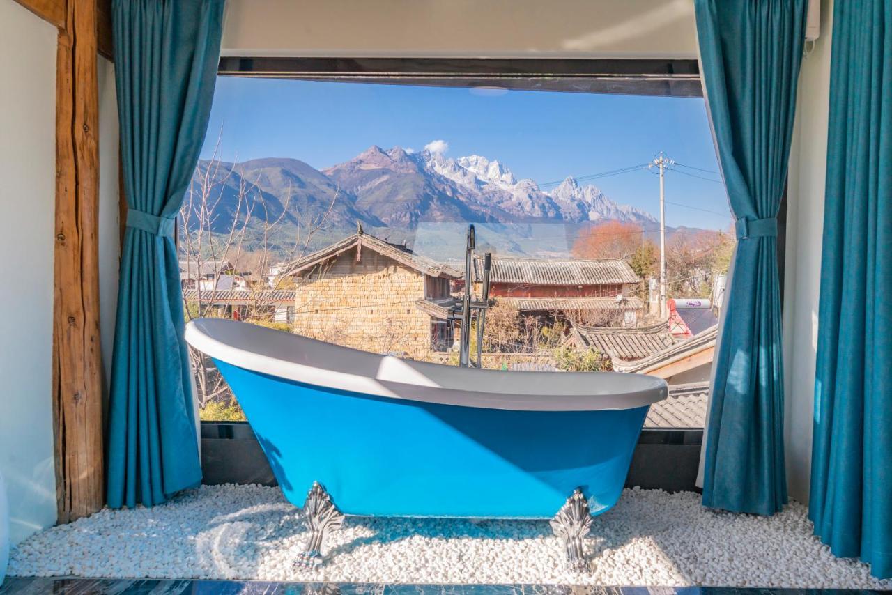 玉龙白沙普宿客栈 Lijiang  Eksteriør billede